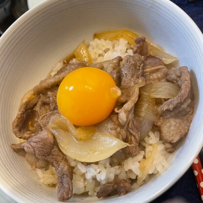 レシピ通りで立派な牛丼になり助かりました。子供にも人気です！